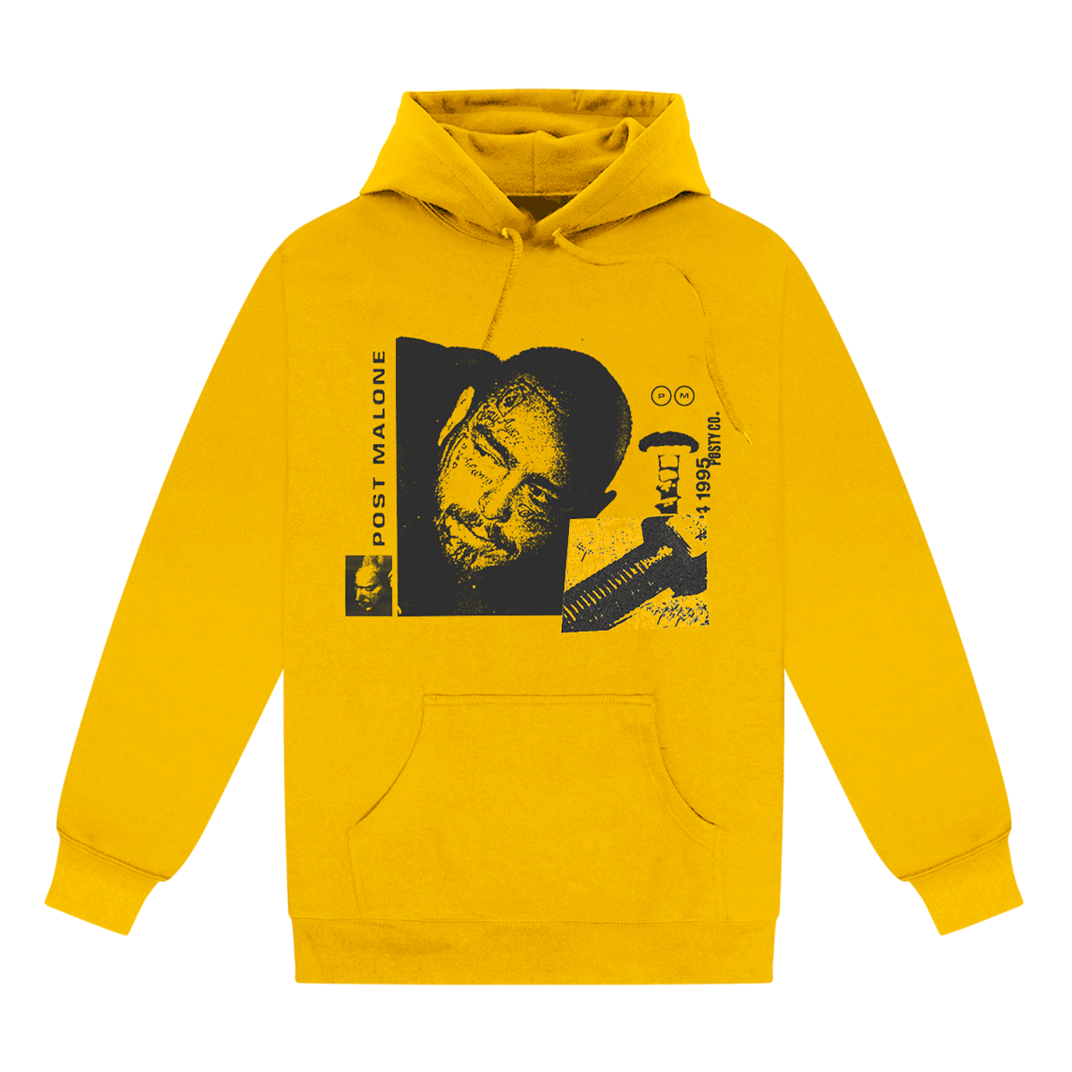 Post Malone Posty Co Screw Hoodie Yellow